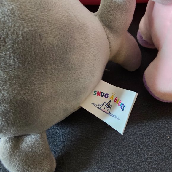 Pixie Crush Plush Rainbow Cloud Bag Storage Unicorn Stuffed Toy Snug A Babies - Picture 12 of 12